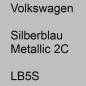 Preview: Volkswagen, Silberblau Metallic 2C, LB5S.